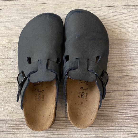 Birkenstock Shoes - Birkenstock Boston Suede clogs